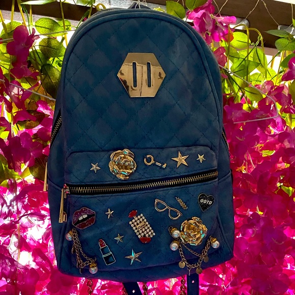 aldo blue backpack